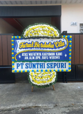 Papan Bunga Duka di Mimika Barat